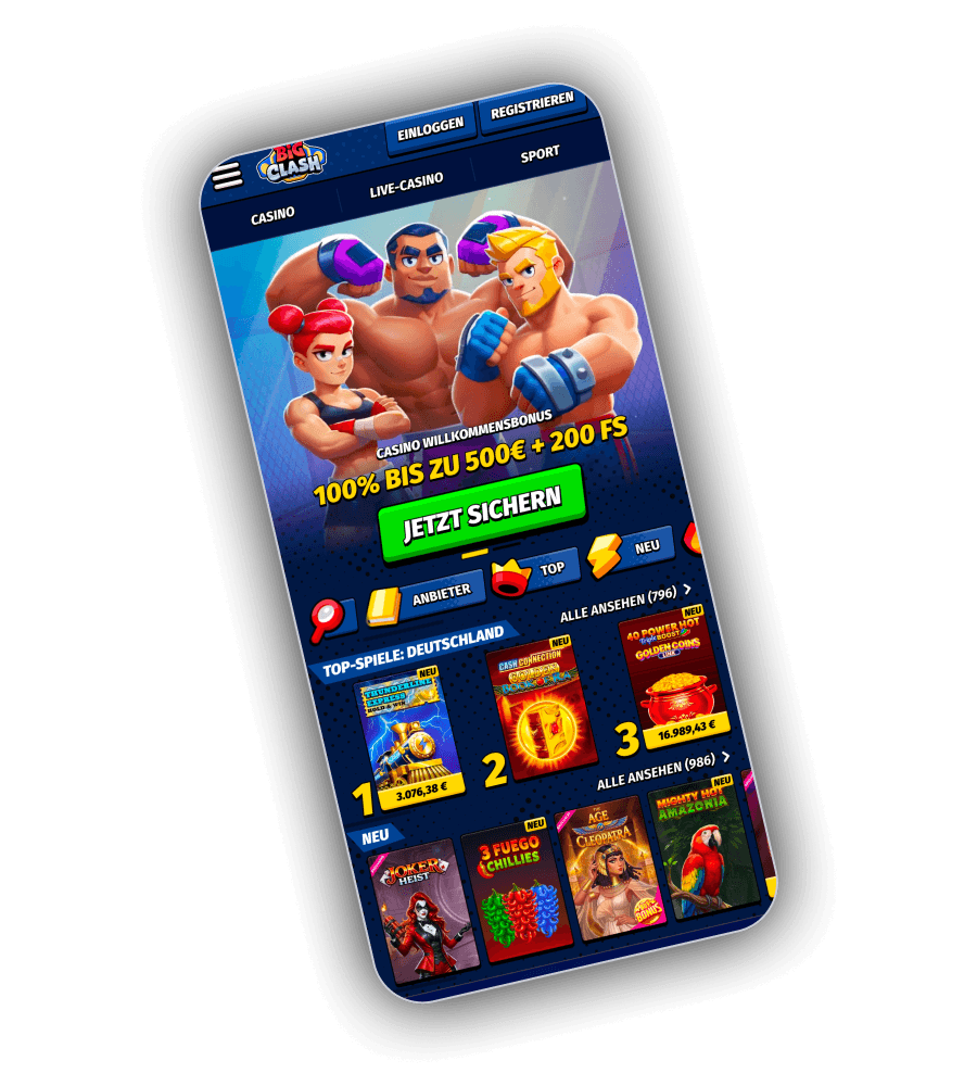 BigClash Casino - Lobby